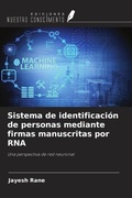 Cover: Sistema de identificaci&oacute;n de personas mediante firmas manuscritas por RNA - Ediciones Nuestro Conocimiento