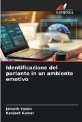 Cover: Identificazione del parlante in un ambiente emotivo - Edizioni Sapienza