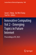 Cover: Innovative Computing Vol 2 - Emerging Topics in Future Internet - Springer