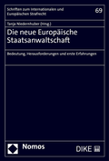 Cover: Die neue Europ&auml;ische Staatsanwaltschaft - Dike Verlag Z&uuml;rich