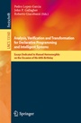 Cover: Analysis, Verification and Transformation for Declarative Programming and Intelligent Systems - Springer