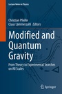 Cover: Modified and Quantum Gravity - Springer