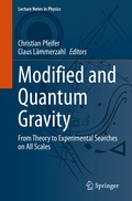 Cover: Modified and Quantum Gravity - Springer
