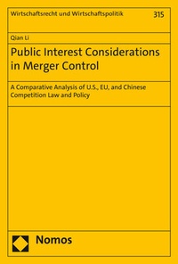 Abbildung von: Public Interest Considerations in Merger Control - Nomos