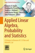 Cover: Applied Linear Algebra, Probability and Statistics - Springer