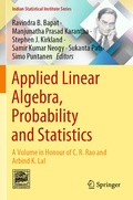 Cover: Applied Linear Algebra, Probability and Statistics - Springer