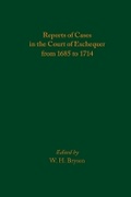 Cover: Reports of Cases in the Court of Exchequer from 1685 to 1714: Volume 585 - Arizona Center for Medieval & Renaissance Studies,US