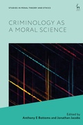 Cover: Criminology as a Moral Science - Hart Publishing