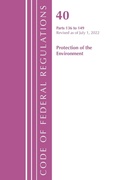 Bild: Code of Federal Regulations, Title 40 Protection of the Environment 136-149, Revised as of July 1, 2022 - Bernan Press