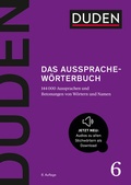 Cover: Duden - Das Aussprachew&ouml;rterbuch - Duden