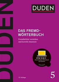 Abbildung von: Das Fremdwörterbuch - Duden