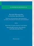 Cover: Slavische Mikrosprachen im absoluten Sprachkontakt - Harrassowitz Verlag