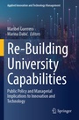 Cover: Re-Building University Capabilities - Springer