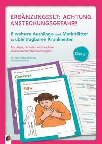 Abbildung von: Ergänzungsset: Achtung, Ansteckungsgefahr! - 8 weitere Aushänge und Merkblätter zu übertragbaren Krankheiten - Verlag an der Ruhr