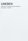 Cover: Uneben - HBK Essen Verlag