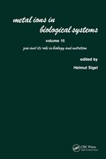 Cover: Metal Ions in Biological Systems - CRC Press