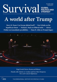 Abbildung von: Survival December 2020-January 2021: A World After Trump - Routledge