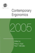 Cover: Contemporary Ergonomics 2005 - Taylor & Francis