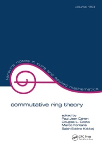 Enlarge image Cover: Commutative Ring Theory - CRC Press
