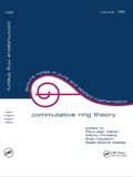 Cover: Commutative Ring Theory - CRC Press