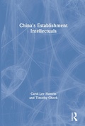 Cover: China's Establishment Intellectuals - Routledge