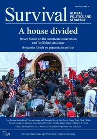 Abbildung von: Survival February-March 2021: A House Divided - Routledge