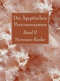 Cover: Die AEgyptischen Personennamen, Band II - Wipf & Stock Publishers