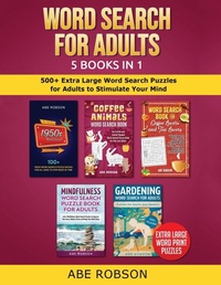 Enlarge image Cover: Word Search for Adults 5 Books in 1 - Abiprod