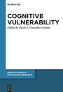 Cover: Cognitive Vulnerability - De Gruyter