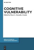Cover: Cognitive Vulnerability - De Gruyter
