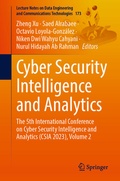 Cover: Cyber Security Intelligence and Analytics - Springer