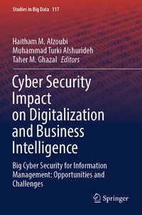 Enlarge image Cover: Cyber Security Impact on Digitalization and Business Intelligence - Springer