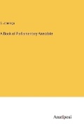 Cover: A Book of Parliamentary Anecdote - Anatiposi Verlag