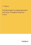 Cover: Preliminary Report Concerning Explorations and Surveys Principally in Nevada and Arizona - Anatiposi Verlag