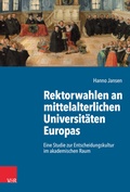 Bild: Rektorwahlen an mittelalterlichen Universitäten Europas - Vandenhoeck & Ruprecht
