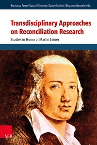 Enlarge image Cover: Transdisciplinary Approaches on Reconciliation Research - Vandenhoeck & Ruprecht