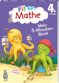 Abbildung von: Fit für Mathe 4. Klasse. Mein 5-Minuten-Block - Tessloff Verlag Ragnar Tessloff GmbH & Co. KG
