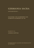 Cover: Dignit&auml;re und Domherren des Domstifts Schwerin ab 1400 - Akademie Der Wissenschaften, Germania Sacra