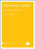 Cover: Germanic syntax - Language Science Press