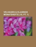 Cover: Velhagen & Klasings Monatshefte (10, PT. 1 ) - Rarebooksclub.com