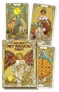 Cover: Golden Art Nouveau Tarot Grand Trumps - Llewellyn Publications