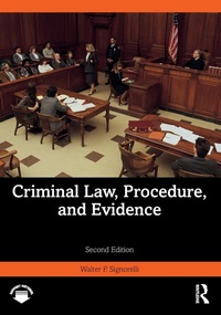 Abbildung von: Criminal Law, Procedure, and Evidence - Routledge