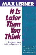Cover: It is Later Than You Think - Routledge