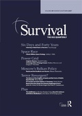 Cover: Survival 49.3 - Routledge