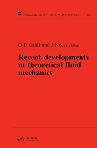 Abbildung von: Recent Developments in Theoretical Fluid Mechanics - Chapman & Hall/CRC