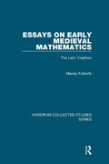 Cover: Essays on Early Medieval Mathematics - Routledge