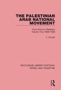 Cover: The Palestinian Arab National Movement, 1929-1939 - Routledge