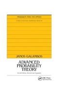 Cover: Advanced Probability Theory, Second Edition, - CRC Press