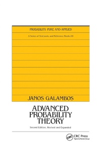 Abbildung von: Advanced Probability Theory, Second Edition, - CRC Press