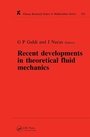 Cover: Recent Developments in Theoretical Fluid Mechanics - Chapman & Hall/CRC